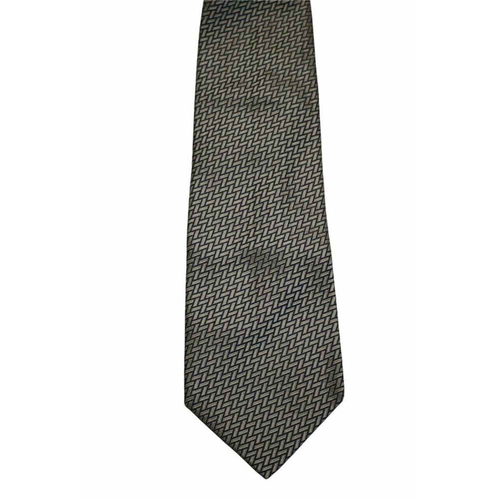 Christian Dior Paris Diagonal Pattern Silk Tie - Picture 2 of 2